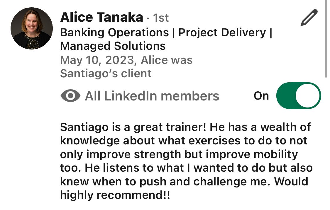 LinkedIn review – Alice Tanaka