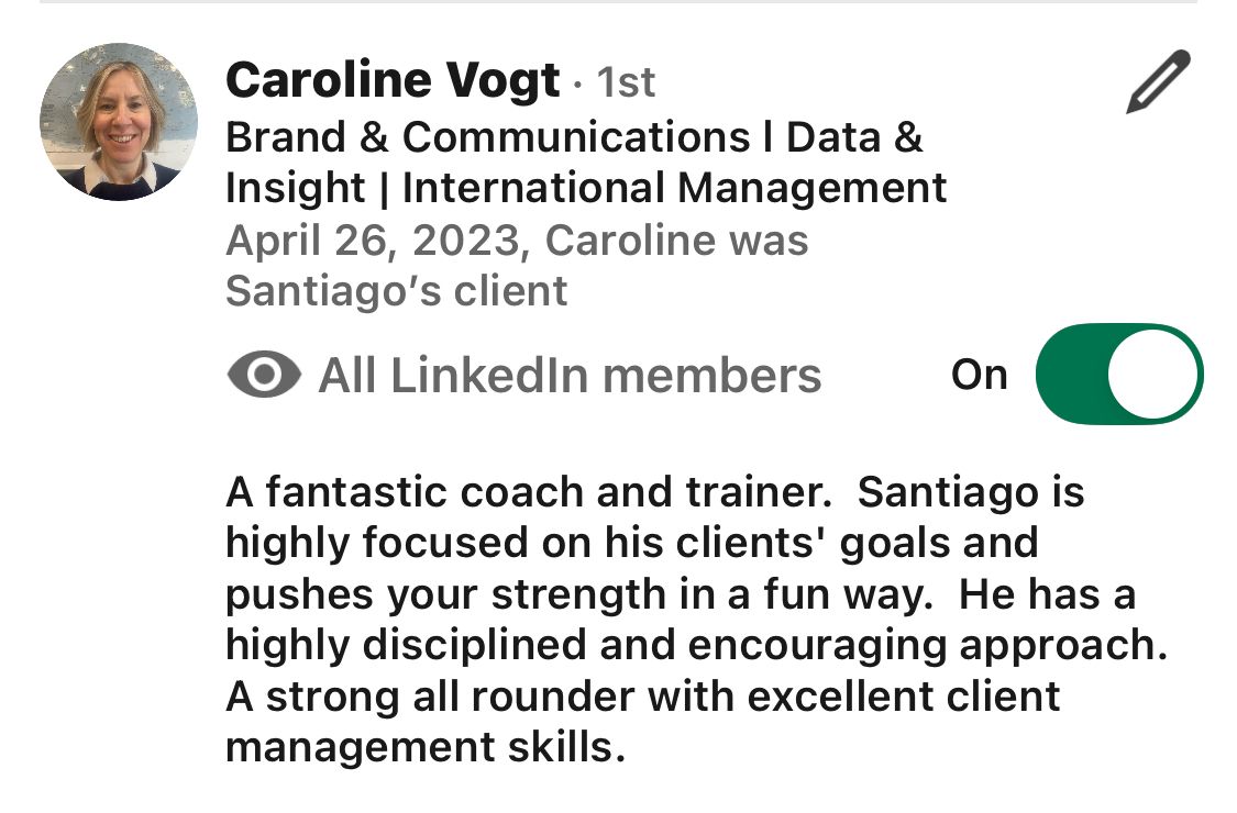 LinkedIn review – Caroline Vogt